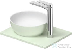 Duravit SIVIDA 30 cm-es mosdó+41 cm-es pult kombináció Sivida bútorhoz, matt szatén fehér/matt halványzöld 268022FH00 (268022FH00)