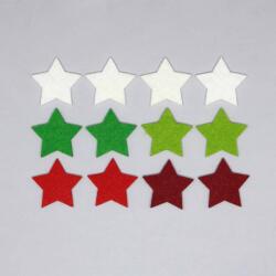 Penta collection Filcfigura mini vegyes csillag (12 db/cs)