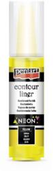 Pentart Kontúrozó festék 20 ml neon sárga