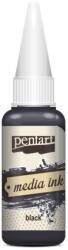 Pentart Média tinta 20 ml fekete
