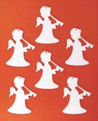 Penta collection Filcfigura - Angyal álló trombitás (6 db/cs, átm. kb. : 6 cm)