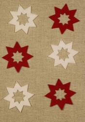 Penta collection Filcfigura - 8 ágú lyukas csillag csomag (vegyes)