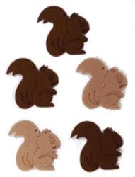 Penta collection Filcfigura - Mókus (5 db/cs, átm. kb. : 6 cm)