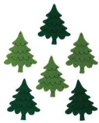 Penta collection Filcfigura - Fenyő gravírozott (6 db/cs, átm. kb. : 6 cm)