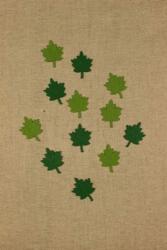 Penta collection Filcfigura - Mini levél /zöldek/ vegyes (12 db/cs)