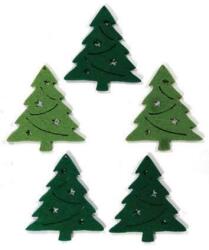 Penta collection Filcfigura - Fenyő csillagos (5 db/cs, átm. kb. : 6 cm)