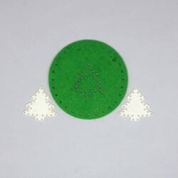 Penta collection Filcfigura készlet, varrható (zöld kör és fenyő)