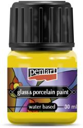 Pentart Üveg és porcelánfesték 30 ml sárga