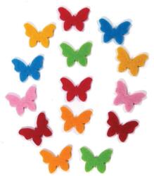 Penta collection Filcfigura - Mini lepke (14 db/cs, átm. kb. : 3 cm)