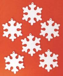 Penta collection Filcfigura - Hópehely, kerekített (6 db/cs, átm. kb. : 6 cm)