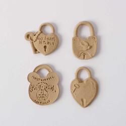 Penta collection Hőre lágyuló fa Lakat szett 3 x 2, 5 cm 4 db/csomag