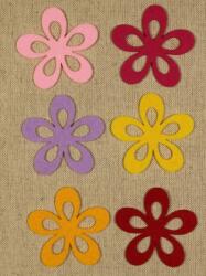 Penta collection Filcfigura - Virág áttört 5 szirmú közepes (6 db/cs)