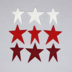 Penta collection Filcfigura csillag "D", vegyes színben (9 db/cs)