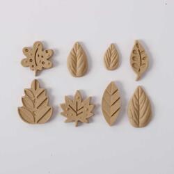 Penta collection Hőre lágyuló fa Falevél szett 3 x 2, 9 cm 8 db/csomag