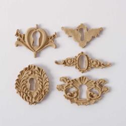 Penta collection Hőre lágyuló fa Kulcslyuk szett 1 cm 5 db/csomag