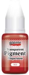 Pentart Transzparens színező 20 ml piros