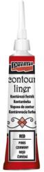 Pentart Kontúrozó festék 20 ml piros