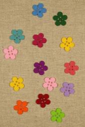 Penta collection Filcfigura - Virág gomb a. filcfigura /2, 5 cm/ (14 db/cs)