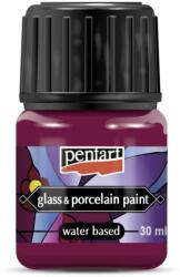 Pentart Üveg és porcelánfesték 30 ml magenta