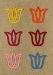 Penta collection Filcfigura - Tulipánfej B közepes (6 db/cs)