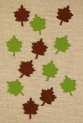 Penta collection Filcfigura - Mini levél (12 db/cs, átm. kb. : 3 cm)