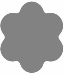 Penta collection Formalyukasztó 50 mm, Virág, hat szirmú