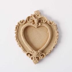 Penta collection Hőre lágyuló fa Képkeret szív 6 x 5 cm