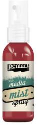 Pentart Média permetfesték spray 50 ml piros
