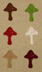 Penta collection Filcfigura - Gomba C (6 db/cs, átm. kb. : 6 cm)