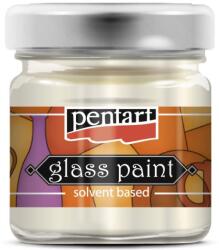 Pentart Üvegfesték 30 ml gyöngyház fehér