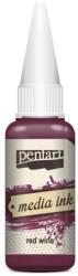 Pentart Média tinta 20 ml vörösbor