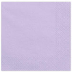  Levendula színű papírszalvéta 33x33 cm, 20 db-os csomag (SP33-109-002)