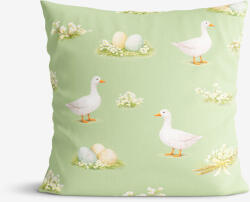 Goldea húsvéti díszpárnahuzat - libák és húsvéti tojások 50 x 50 cm