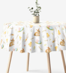 Goldea húsvéti kör alakú teflonos terítő - vidám húsvét Ø 130 cm