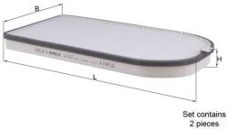 KNECHT Filtru, aer habitaclu KNECHT LA 613/S (LA 613/S)