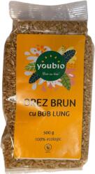 YOUBIO Orez Brun cu Bob Lung 500g