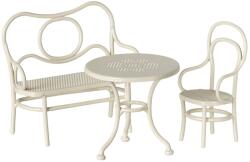 Maileg Accesorii pentru casuta de papusi - Café set Mouse - Small - Off white - Maileg