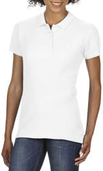 Gildan GIL64800 SOFTSTYLE NŐI DUPLA PIQUÉ PÓLÓ (giL64800wh-2xl)