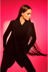 Moodo Oversize риза с ресни Moodo Moodo | Cheren | ЖЕНИ | XS