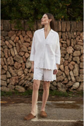 Moodo Бяла oversize риза с V-образно деколте Moodo Moodo | Byal | ЖЕНИ | XS