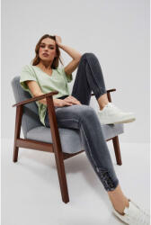 Moodo Графитени skinny дънки със среден талия и разкъсвания Moodo Moodo | Siv | ЖЕНИ | XS