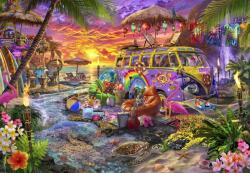 Bluebird Puzzle - Puzzle Hippie Beach - 1 000 piese