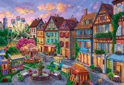 Bluebird Puzzle - Puzzle Amusement Park in the City - 1 000 piese