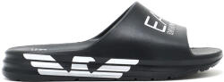 EA7 Șlapi 7X000356AF18618 MC026 black+silver (7X000356AF18618-MC026 black+silver)