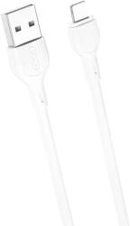  Кабел USB / Lightning, NB200, 2.1A, 1 метър, бял - XO