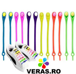  Sireturi Silicon Colorate 12 buc