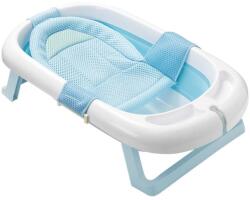 Timelesstools Összecsukható babakád hálóval, 2 színben-kék