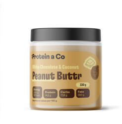 Protein a Co ProteinaCo Mogyorókrém fehér csokoládéval és kókuszos 330 g