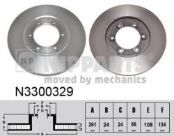 NIPPARTS Disc frana NIPPARTS N3300329 (N3300329)
