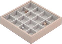 Stackers Casetă pentru talismane Stackers cu 16 compartimente roz deschis (73769)